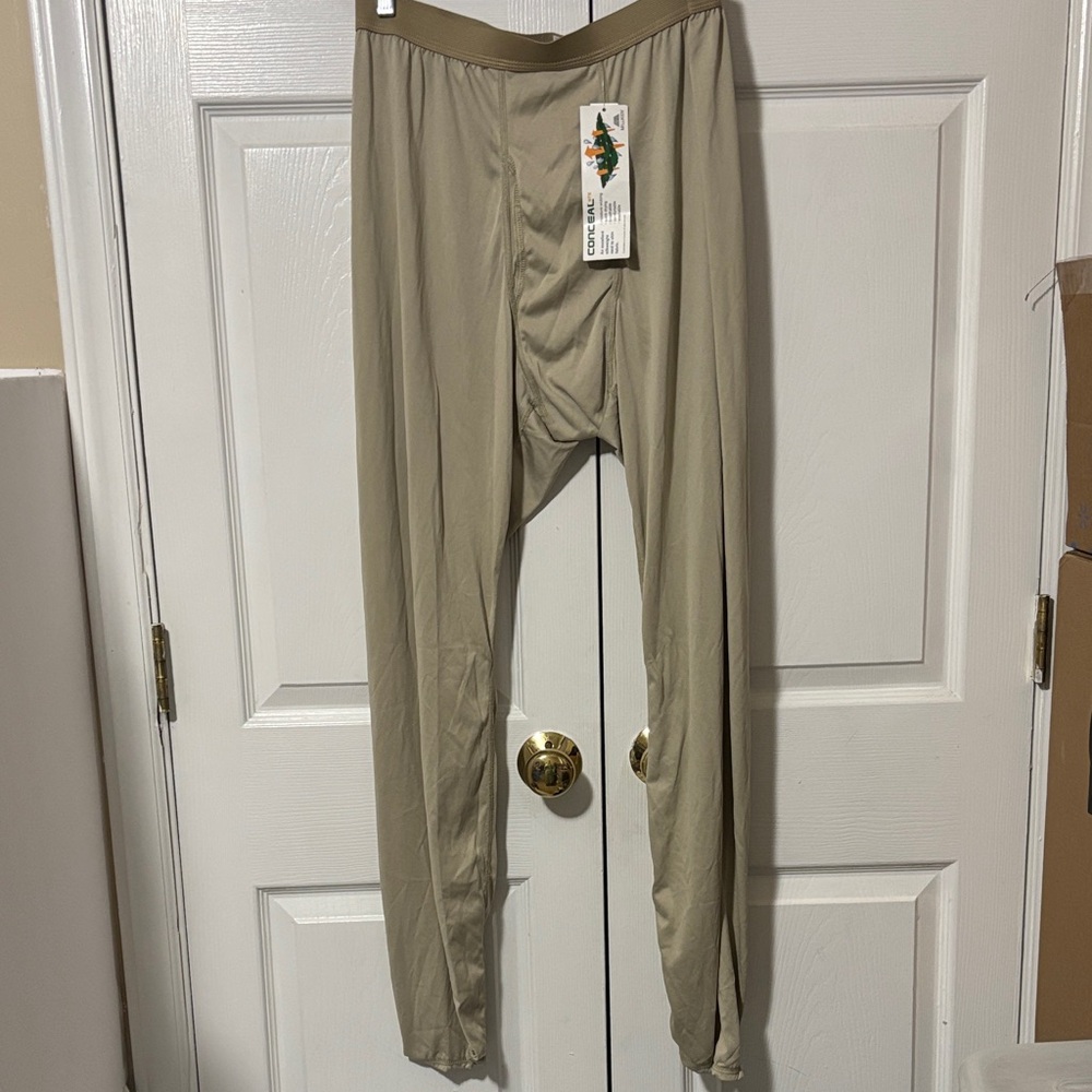 MILLIKEN Men's Tan THERMAL Pants NWT Sz L